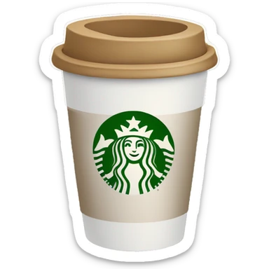 starbucks cup sticker