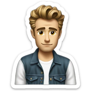 James Dean  sticker