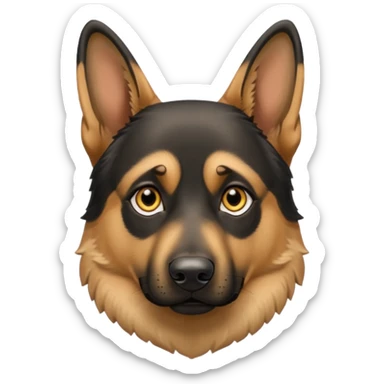 german shepherd sticker