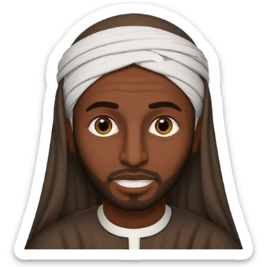 Arabic man says asalmau aliukum sticker