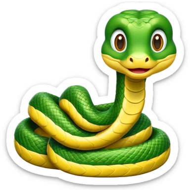 Cute Snake emoji sticker