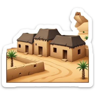 Welcome to the Bam village  sticker