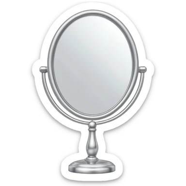 Handheld mirror sticker