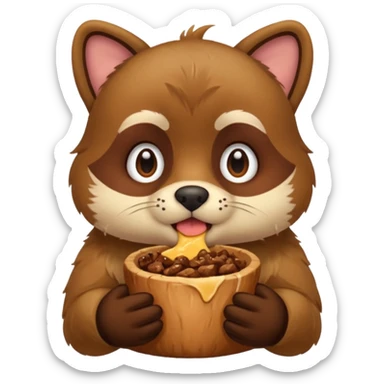 petit brabançon eat shit  sticker