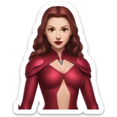 Scarlet witch marcel sticker
