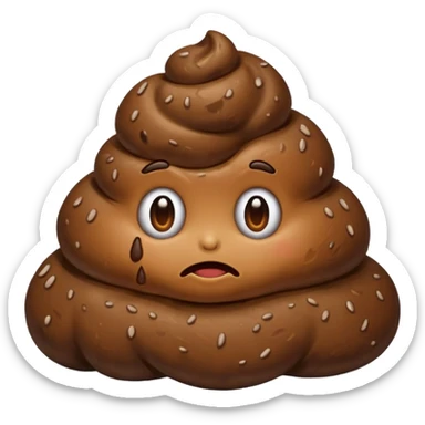 Caca popo sticker