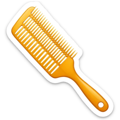 hairdressing comb sticker