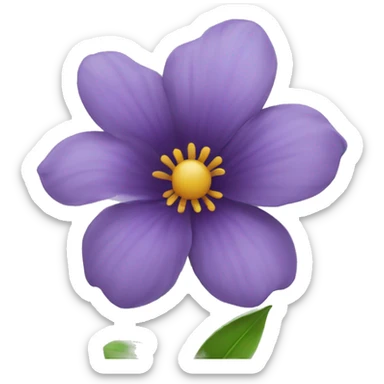 Flower sticker