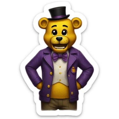 Fredbear sticker