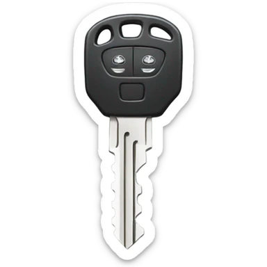 Car keys sticker