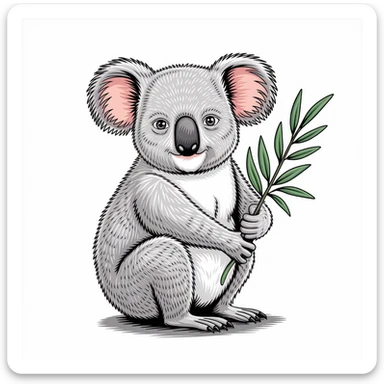 Koala sticker
