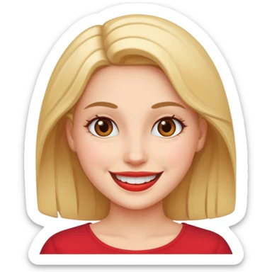 Carita enamorada sticker