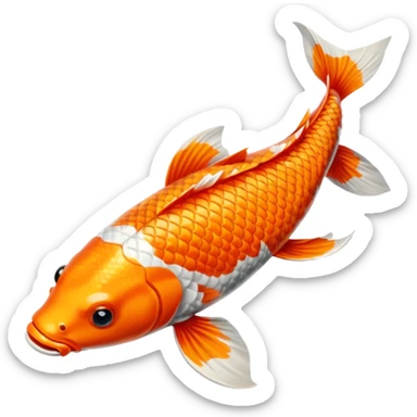 koi fish sticker