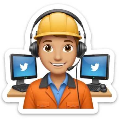 field reporter Newsroom sticker