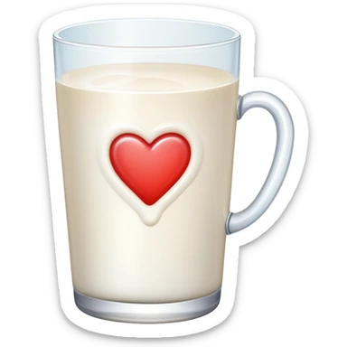 Love wth milk sticker