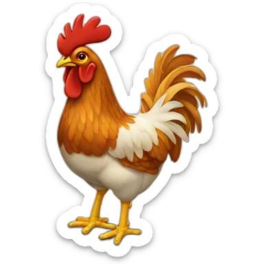pollo de campo sticker