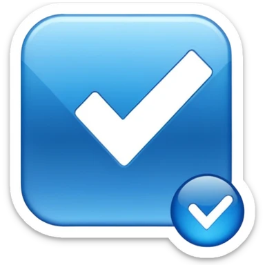 Instagram Verification blue tick  sticker