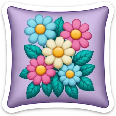 colorful pillow  sticker
