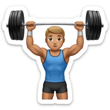 weight training sticker