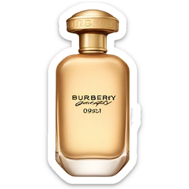 Burberry goddess perfume sticker