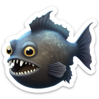 Anglerfish sticker