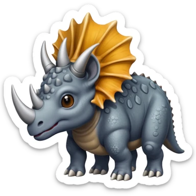Triceratops sticker