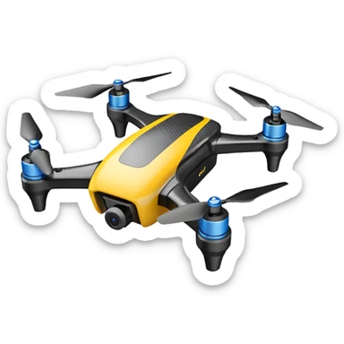 A fpv racing drone sticker