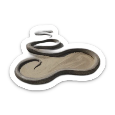 Serpent sur un chantier sticker