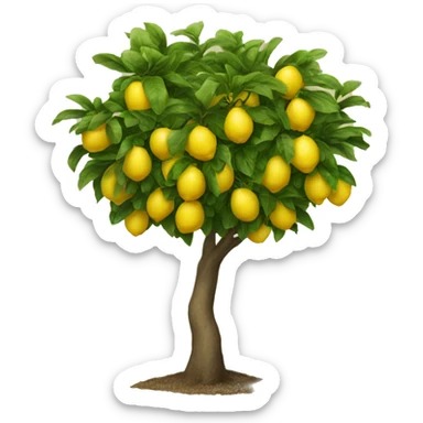 Lemon tree sticker