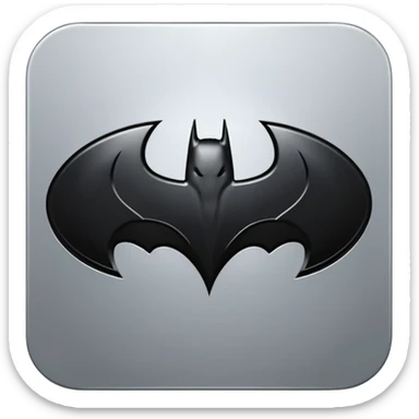 Batman logo sticker