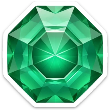 Emerald sticker
