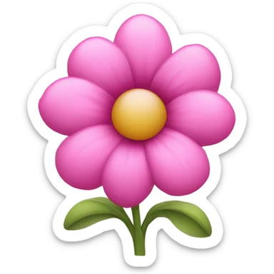 Pink flowers sticker