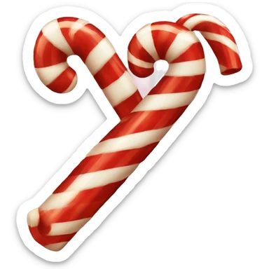 Christmas candy cane  sticker