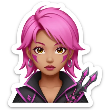 Zoey of KPOP Demon Hunters sticker