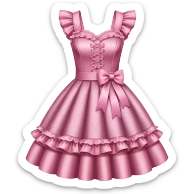 Lolita dress,glitter and sparkly sticker