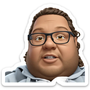 realistic portrait of a boy sticker