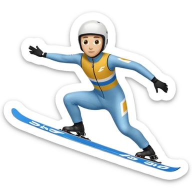 chce motikona skoczka narciarskiego jak w dsj2.pl z gry deluxe ski jump 2  sticker