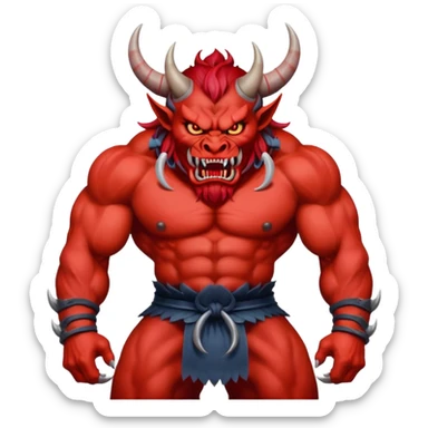 demonio japones sticker