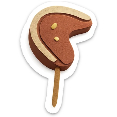 picanha on a stick sticker