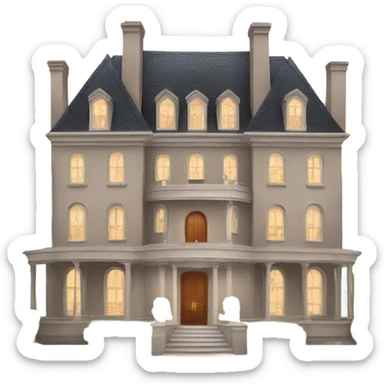 Mansion with diddy inside sticker