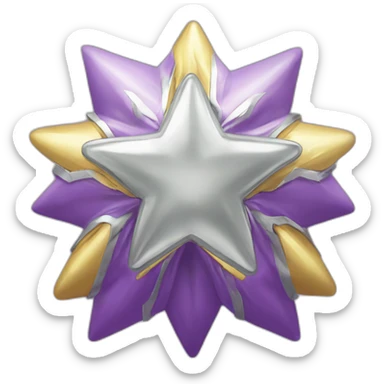 Star platinium stand Jojo's bizarre adventure sticker