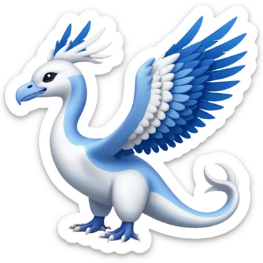 Lugia-Fakémon-hybrid-creature (full body)  sticker