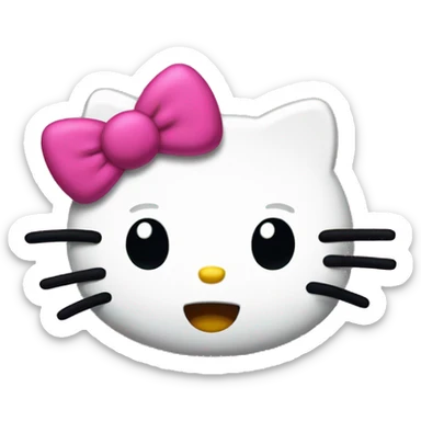 Mad hello kitty  sticker
