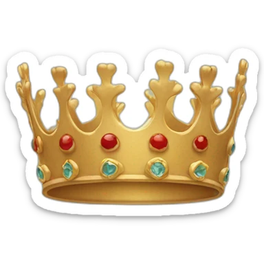 couronne de roi sticker