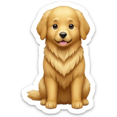 cinematic dog realistic full body emoji avatar sticker