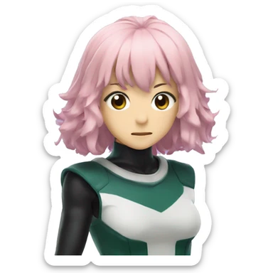 Mina Ashido from my hero academia sticker