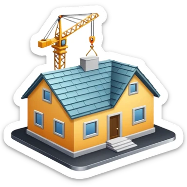 housing construction sticker