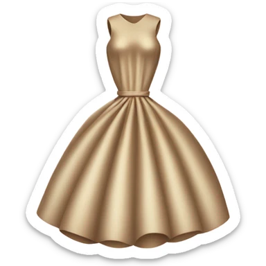 Perfume bottle with a dress sticker