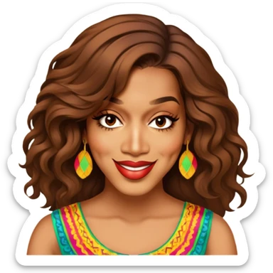 Vibrant Festival Singer sticker