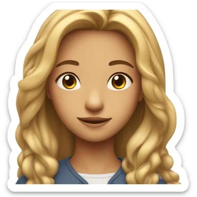 Im just a girl sticker